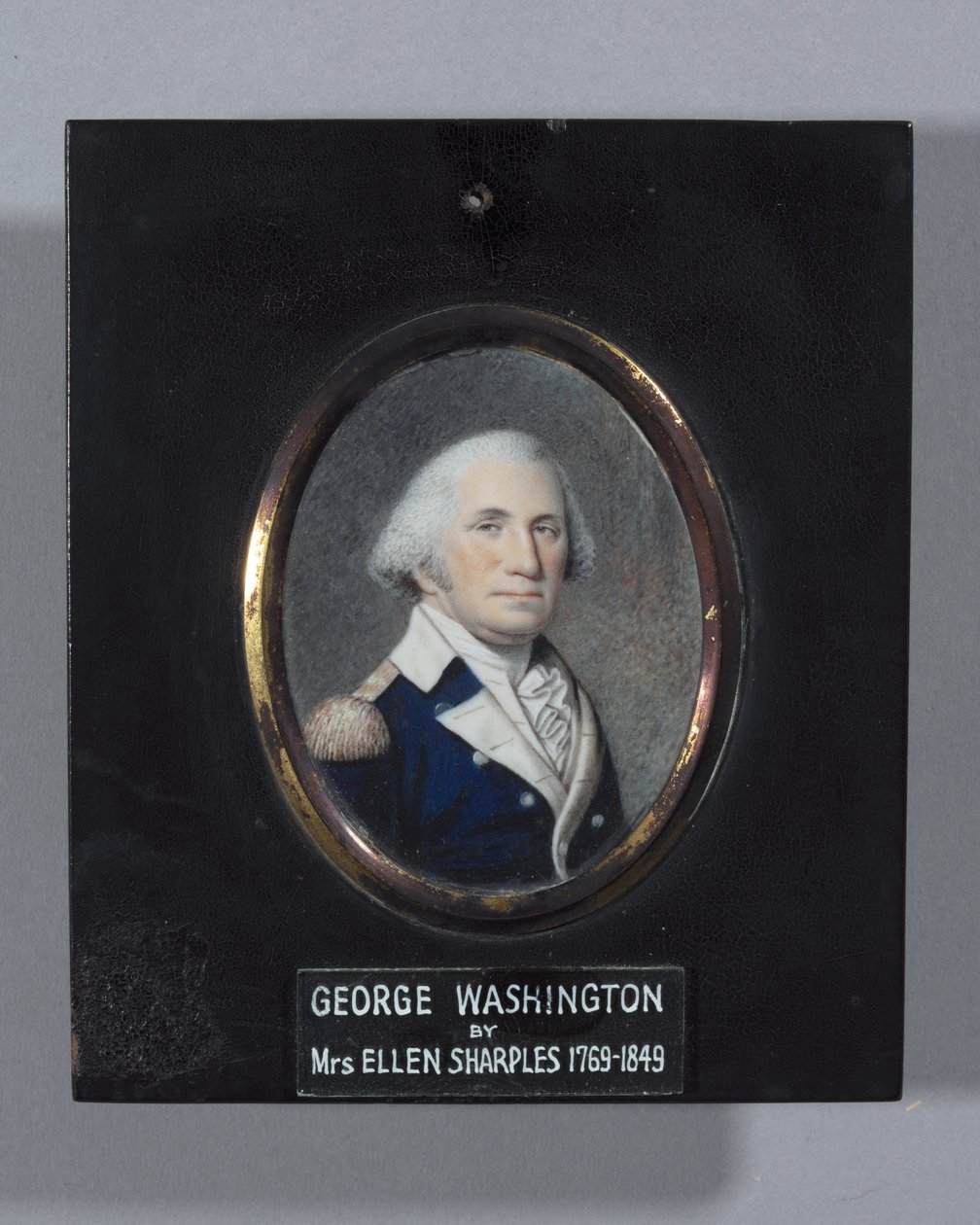 George Washington, muhtemelen 1803 (fildişi üzerine suluboya) by Ellen Sharples