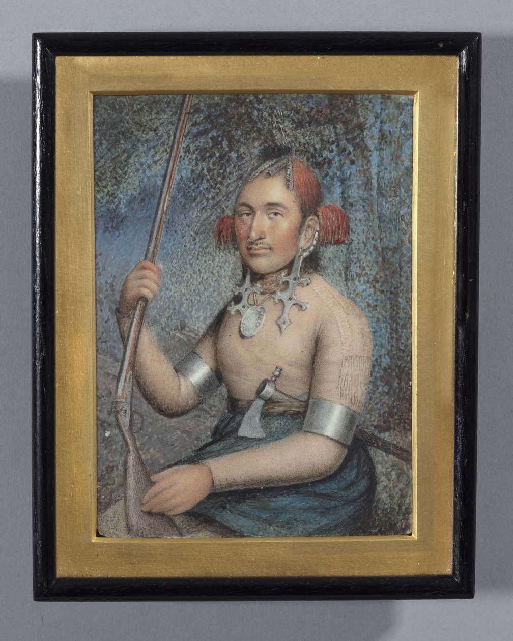 Kuzey Amerika Yerlisi, 1808 by Ellen Sharples