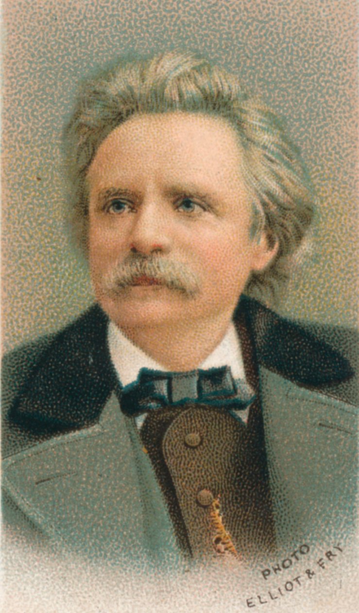 Edvard Hagerup Grieg 1843-1907, Norveçli besteci ve piyanist, 1911 by Elliott and Fry