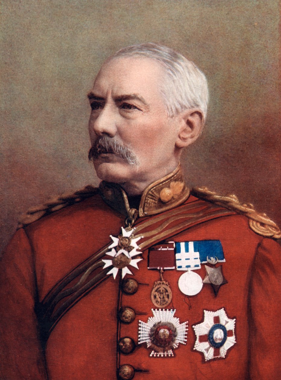 Korgeneral Sir Charles William Wilson, İngiliz askeri, 1902. by Elliott and Fry