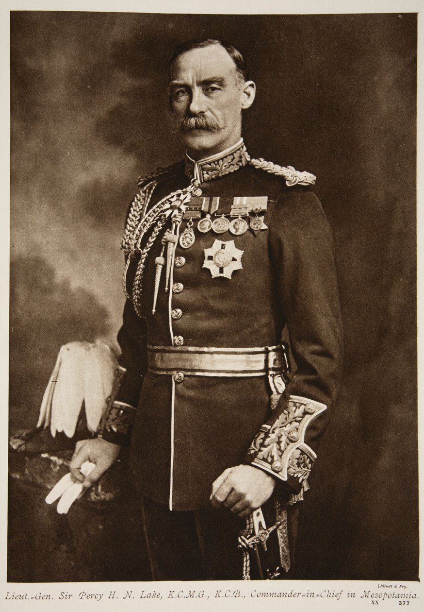 Korgeneral Sir Percy H. N. Lake, 1914-19 by Elliott und Fry Studio