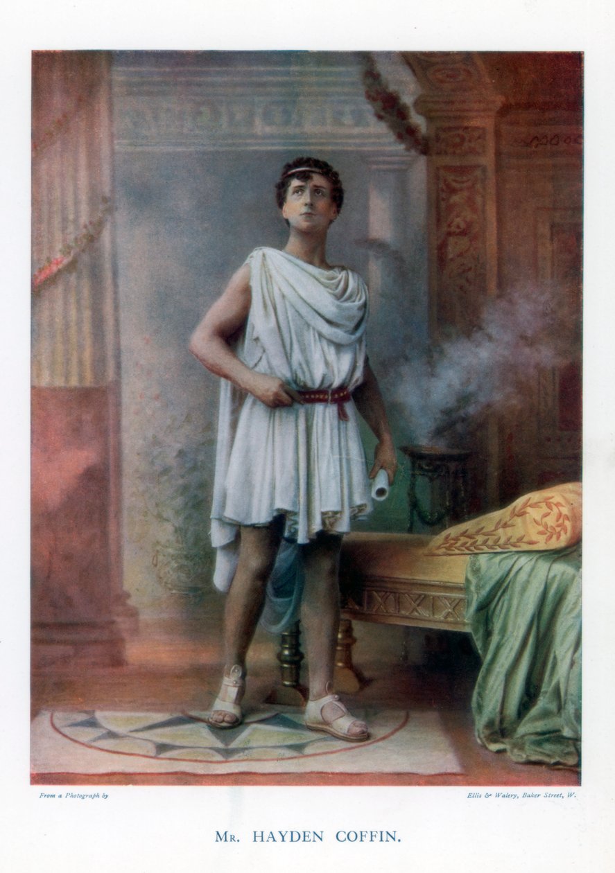 Charles Hayden Coffin, İngiliz aktör ve şarkıcı, 1901. by Ellis and Walery
