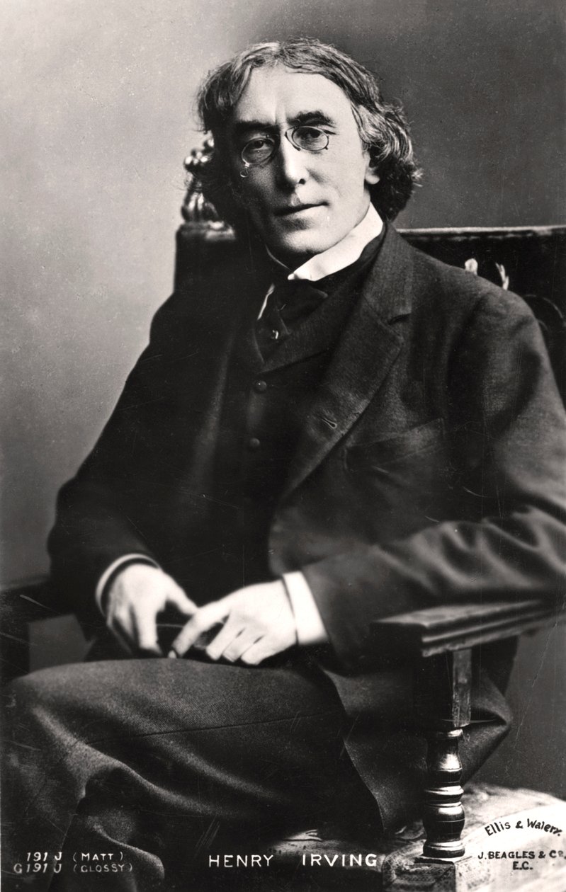 Harry Brodribb Irving 1870-1919, İngiliz aktör, 1905. by Ellis and Walery