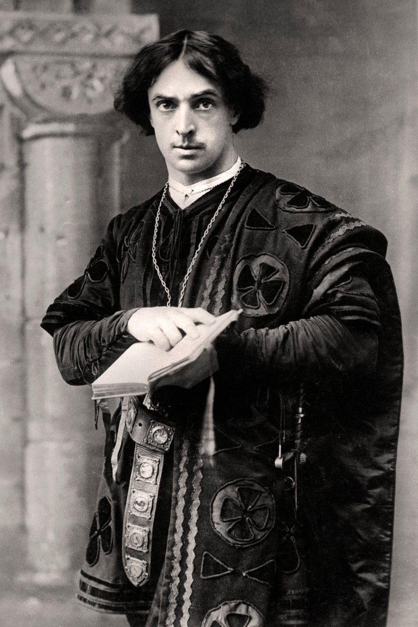 John Martin Harvey 1863-1944, İngiliz aktör, 1907. by Ellis and Walery