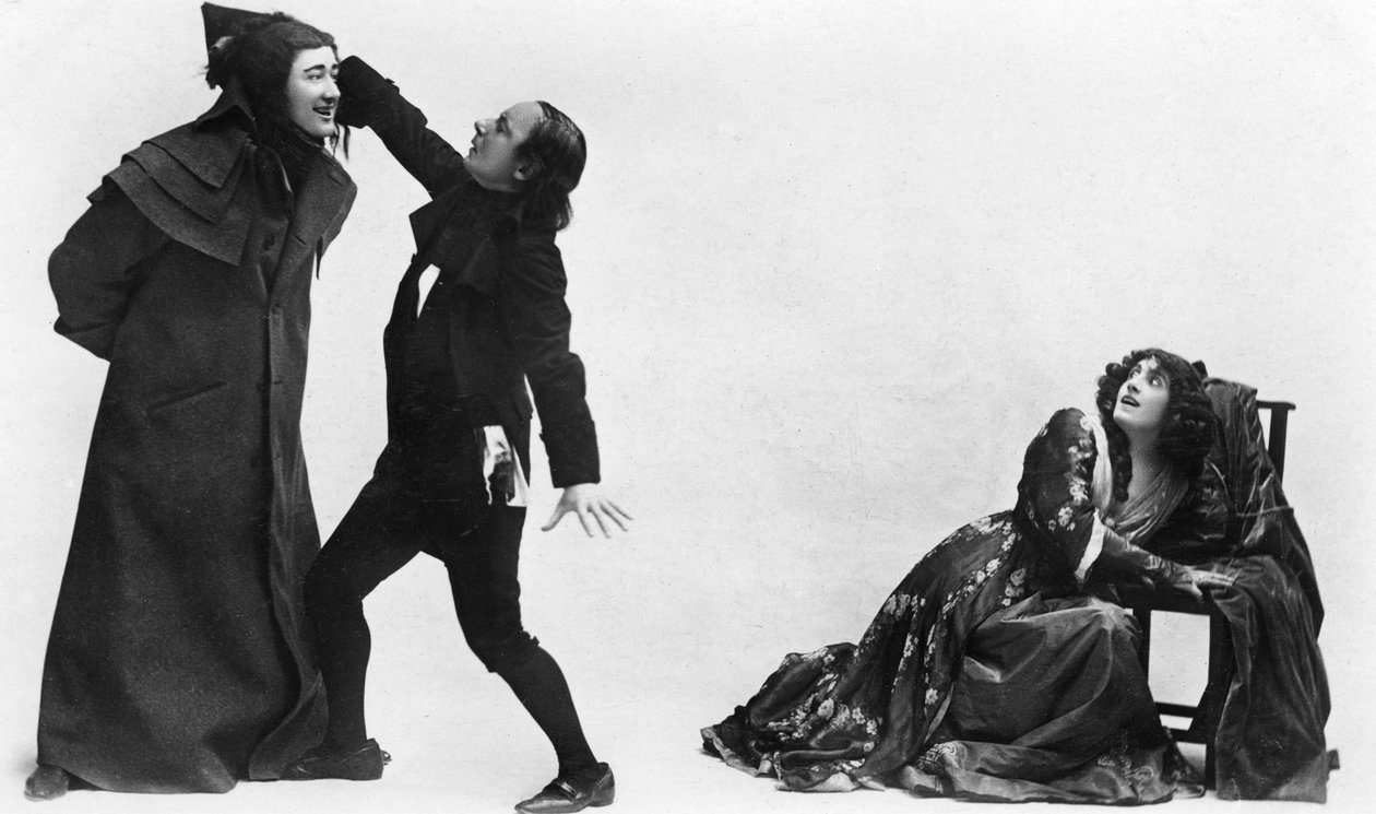 Julia Neilson, Fred Terry ve Horace Hodges, The Scarlet Pimpernel, c1905 by Ellis and Walery
