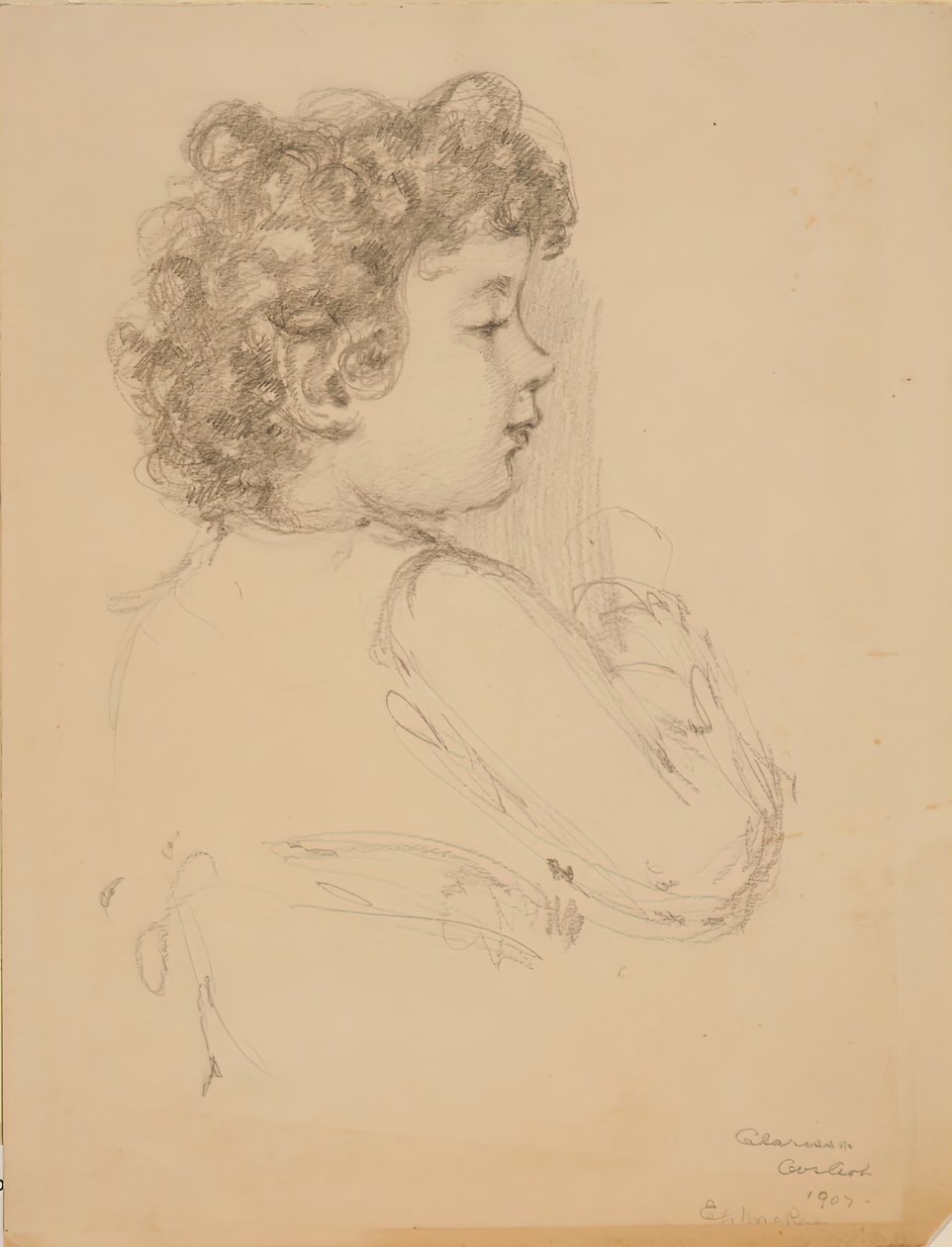 Clarissa, 1909. by Elmer Livingston MacRae