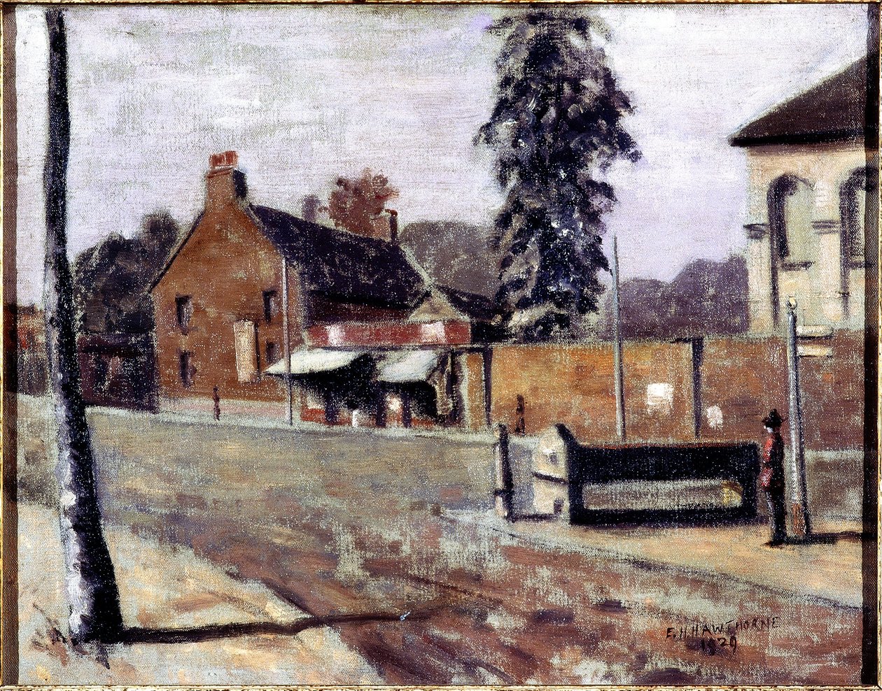Epping'in Kenarında (tuval üzerine yağlıboya) by Elwin Hawthorne