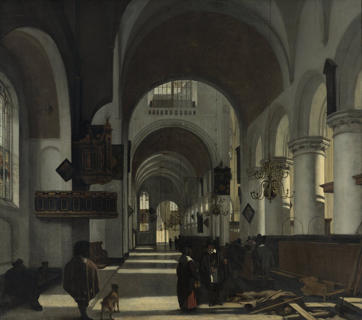 Bir Kilisenin İçi by Emanuel de Witte