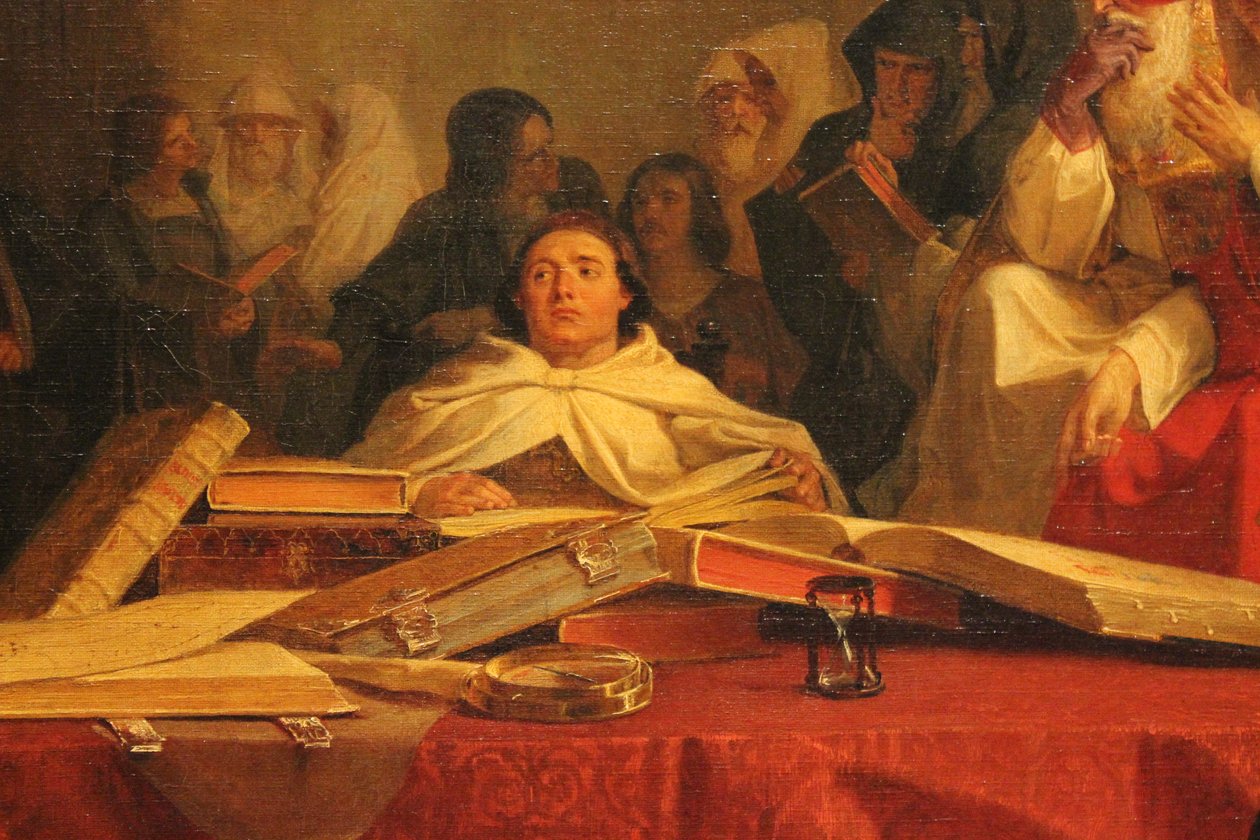 Salamanca Konseyi önünde Christopher Columbus by Emanuel Gottlieb Leutze