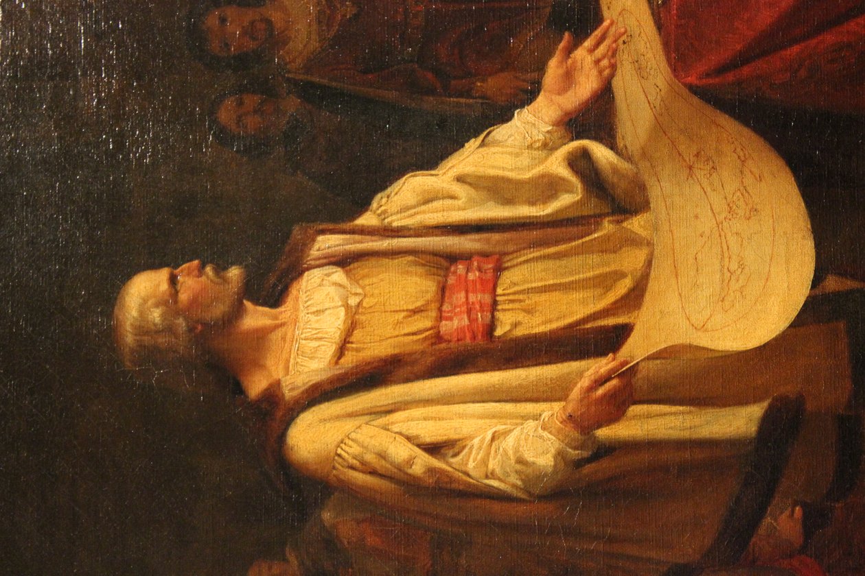 Salamanca Konseyi önünde Christopher Columbus by Emanuel Gottlieb Leutze