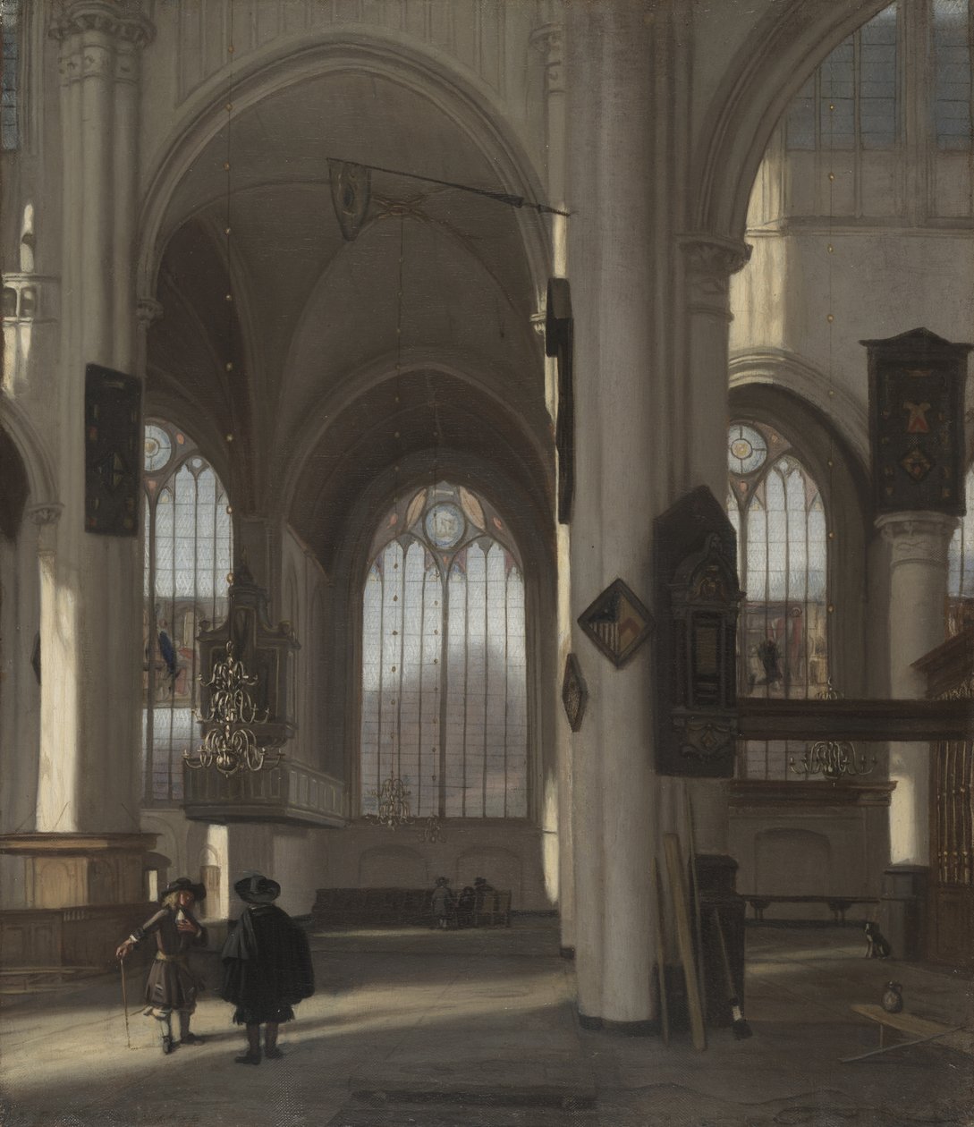 Kilise İçi, 1680 dolayları (tuval üzerine yağlı boya) by Emanuel de Witte