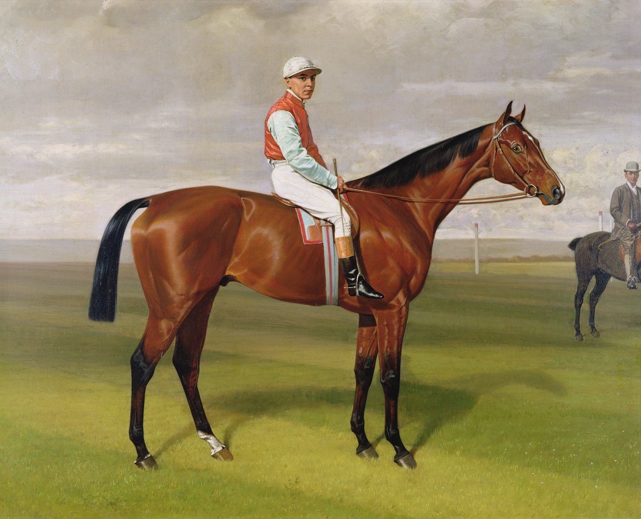 Isinglass, Watsinze Derby 1893, 1893 amavuta kuri canvas ibisobanuro bya 188206 by Emil Adam