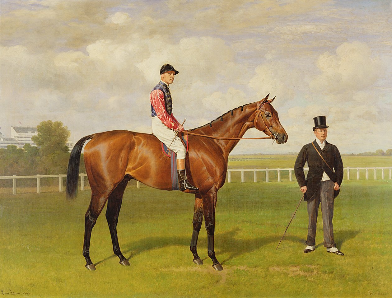 Trabzon Hurması, 1896 Derbisinin Kazananı, 1896 (ayrıntılı bilgi için bkz. 188211) by Emil Adam