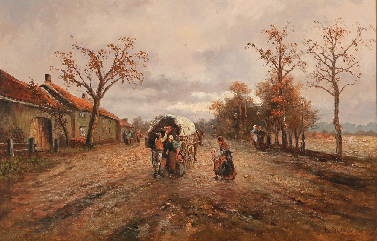 Köy Yolunda by Emil Barbarini