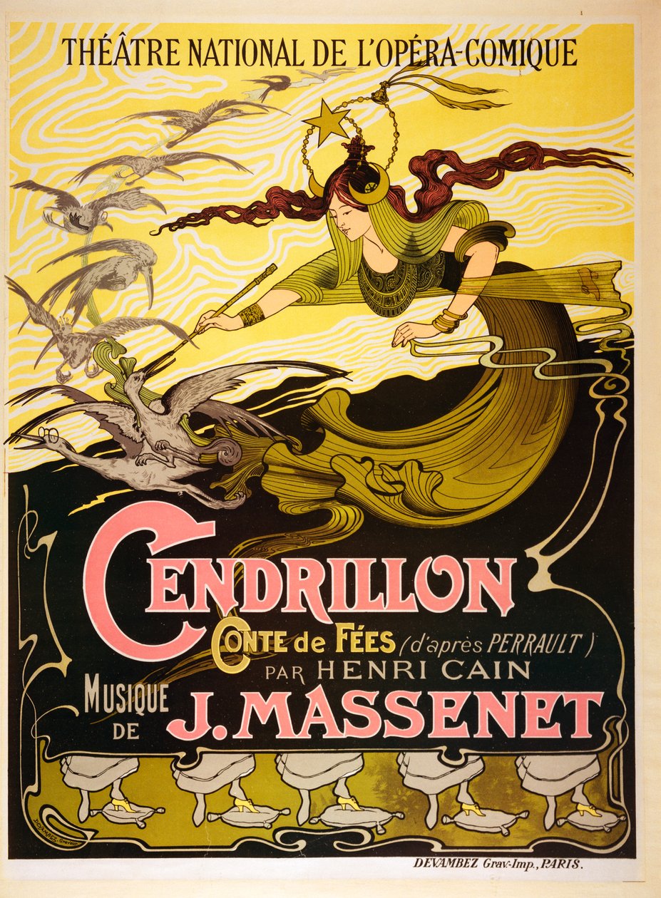 Cendrillon (Külkedisi), Jules Massenet tarafından 1899 peri masalı operası (12 Mayıs 1842 - 13 Ağustos 1912) by Emil Bertrand