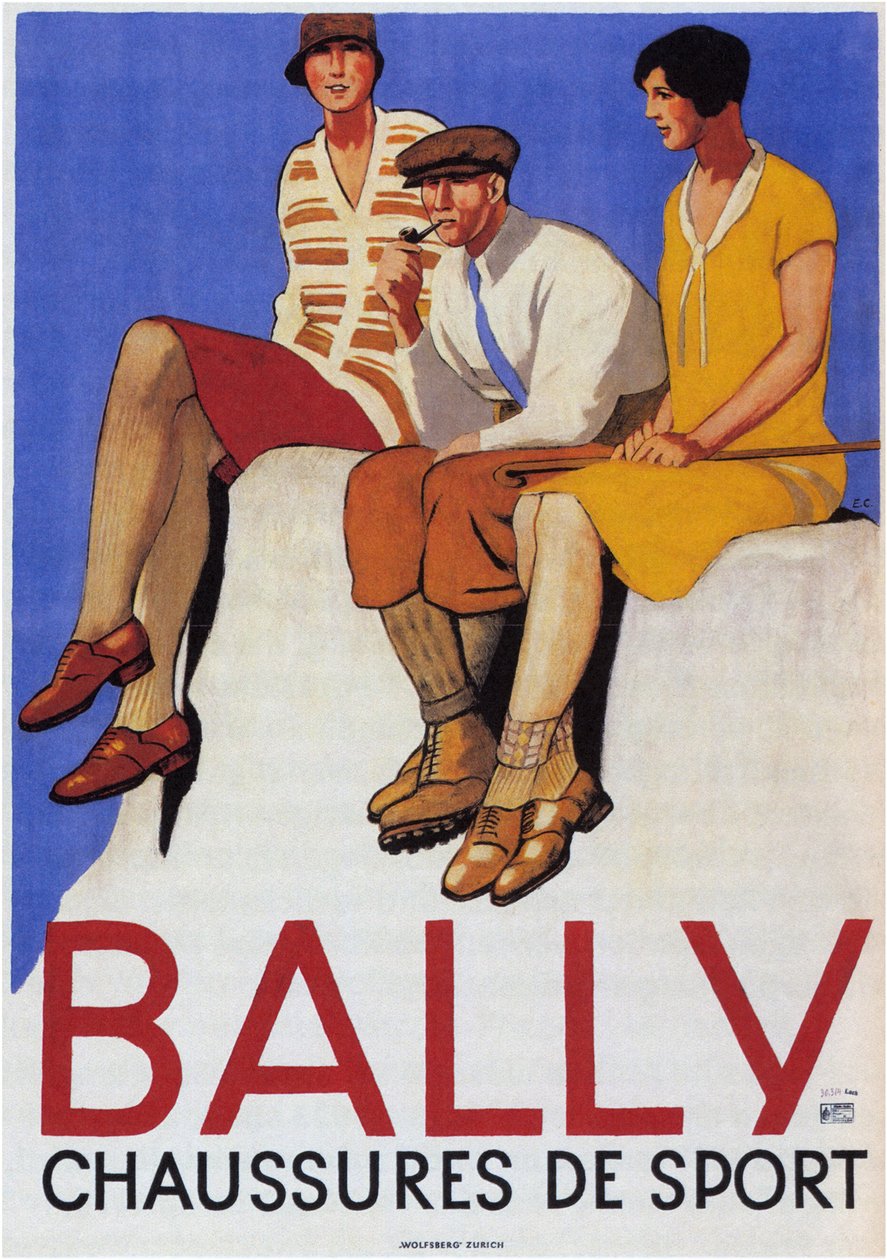 Bally Spor Ayakkabı, 1928 by Emil Cardinaux