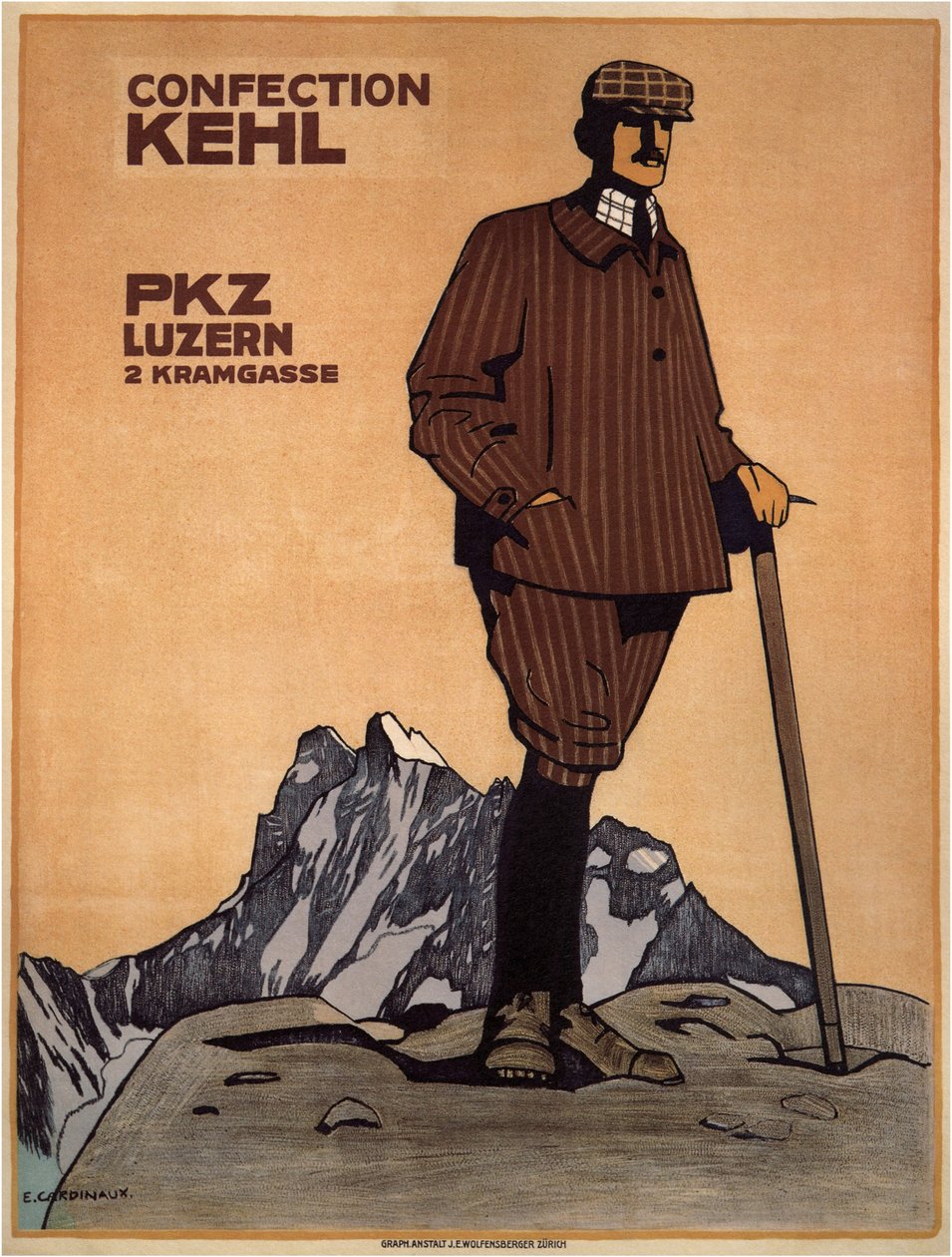 Kehl giysisi, 1908 by Emil Cardinaux