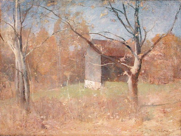 Sanatçının Stüdyosu Arkası (tuval üzerine yağlı boya) by Emil Carlsen