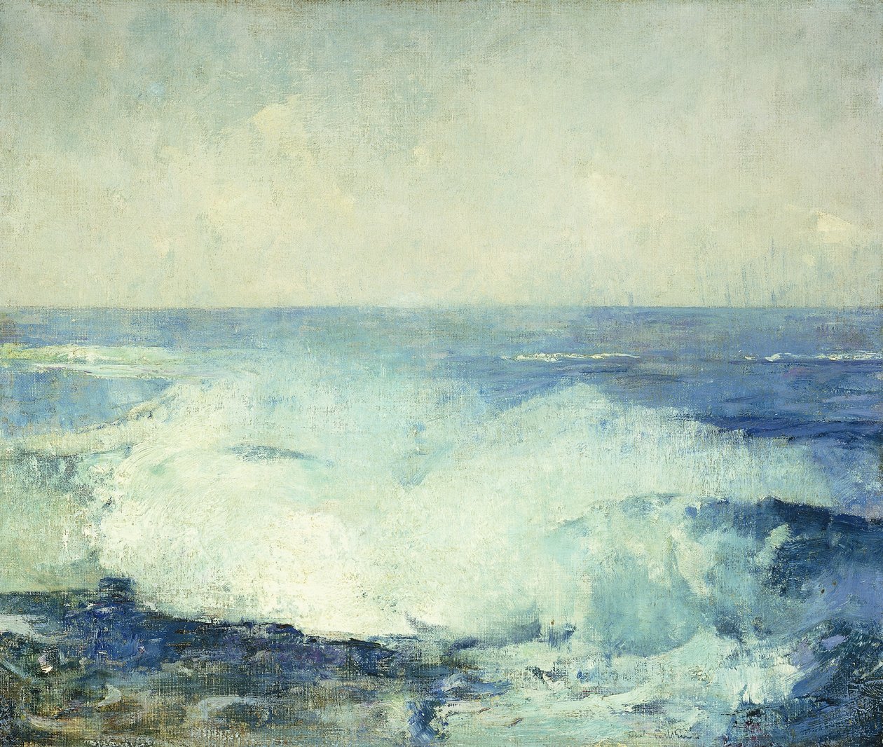 Çarpan Dalgalar by Emil Carlsen