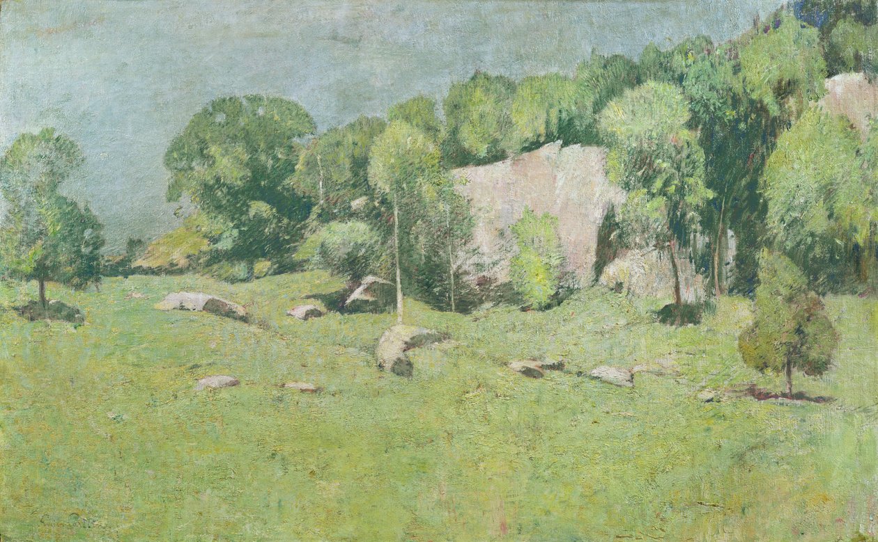 Godwins Sırtı, Greenwich, Connecticut, 1912 by Emil Carlsen