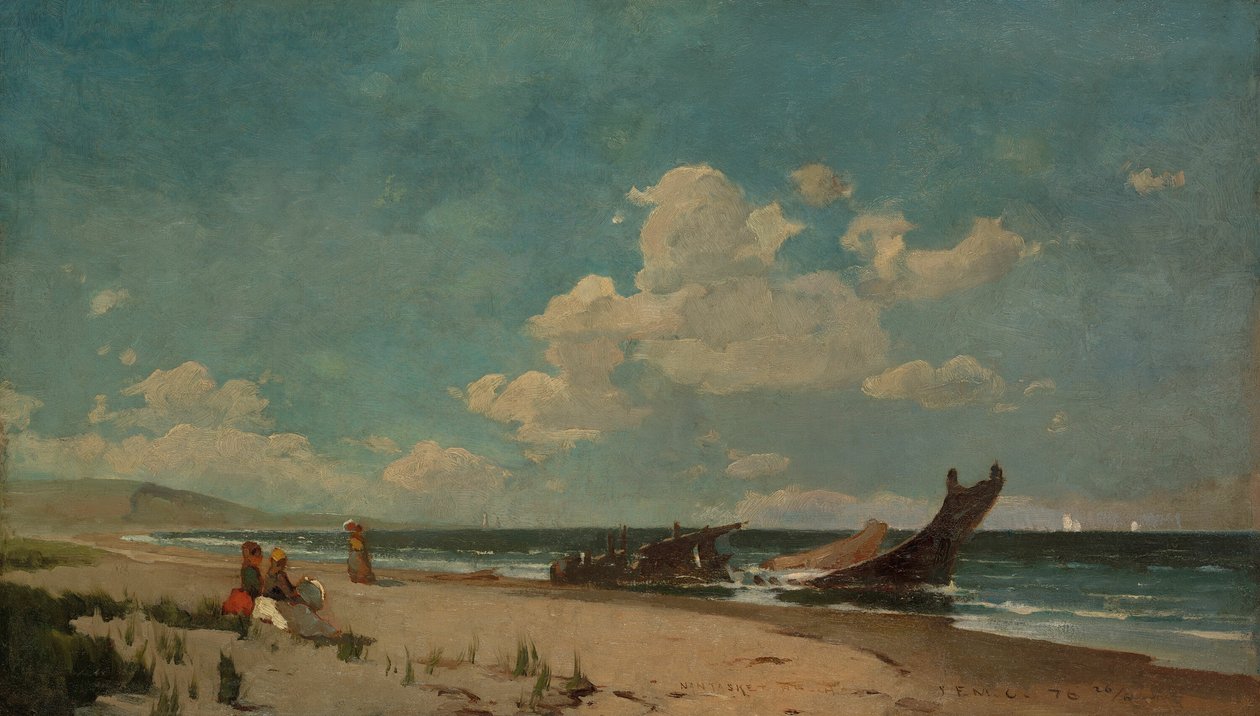 Nantasket Plajı, 1876. by Emil Carlsen