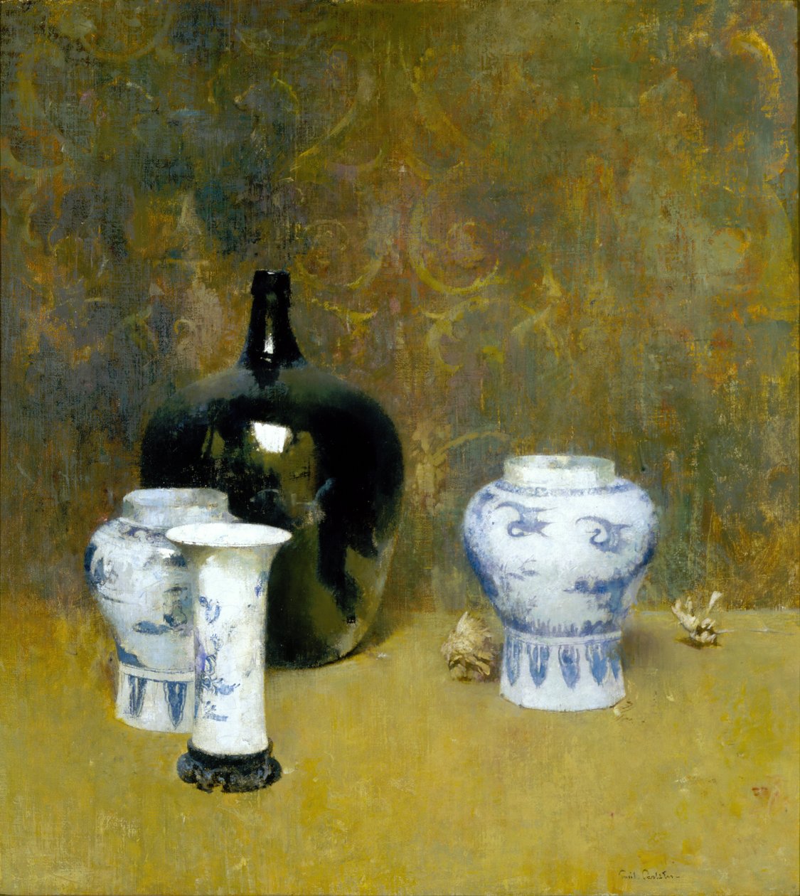 oryantal kavanozlar by Emil Carlsen