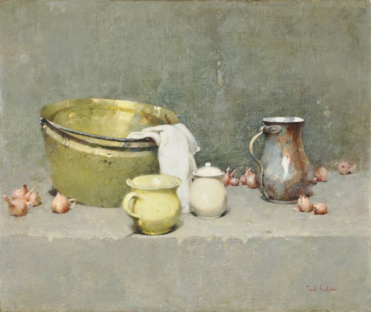 Natürmort by Emil Carlsen