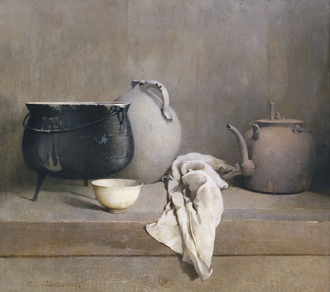 Gri Eğitim by Emil Carlsen