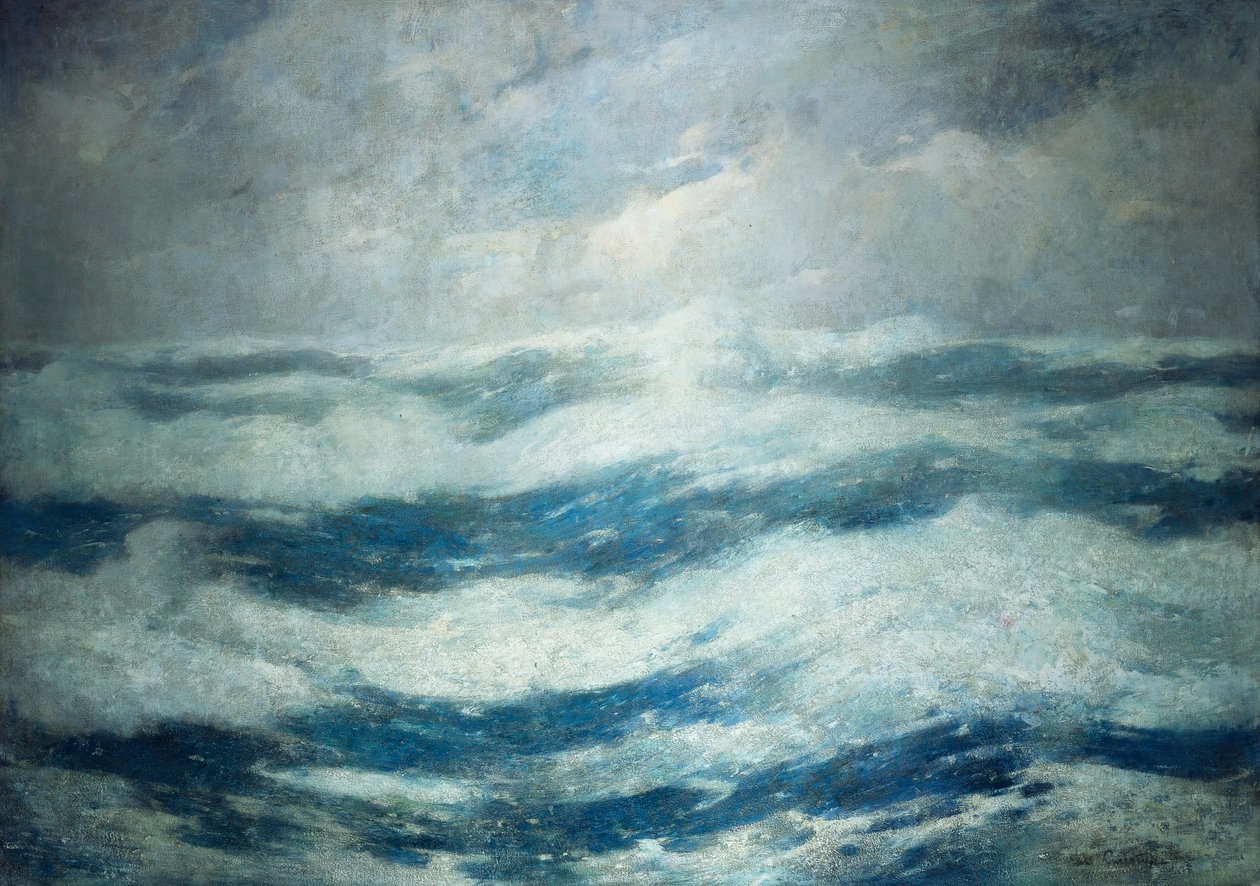 Gökyüzü ve Okyanus by Emil Carlsen