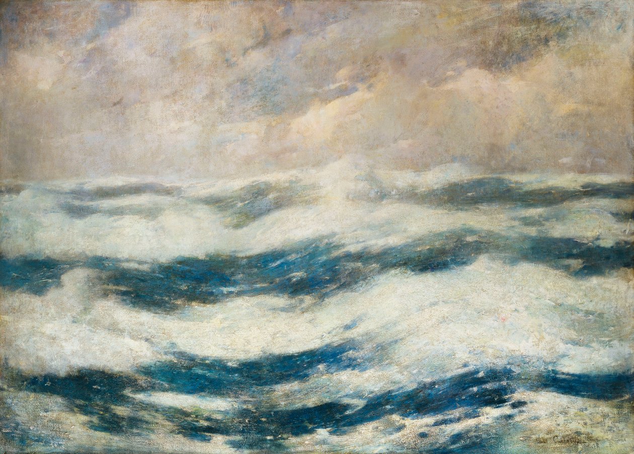 Gökyüzü ve Okyanus by Emil Carlsen