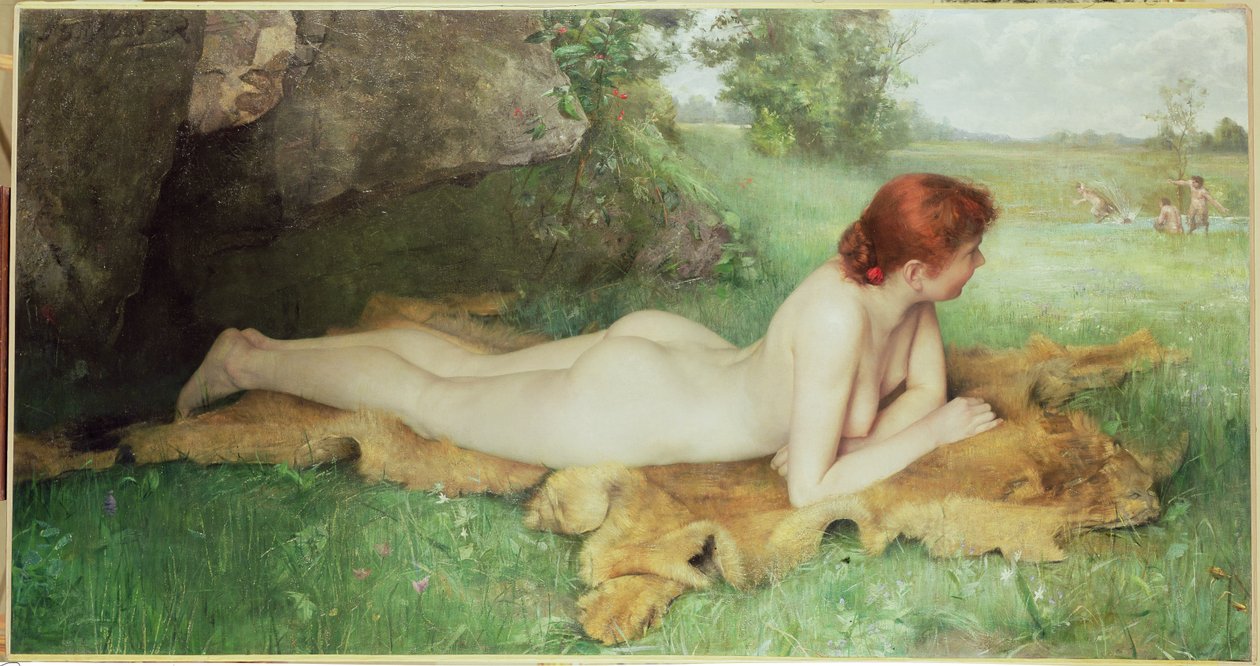 Naiad by Emil Gustav Adolf Glockner