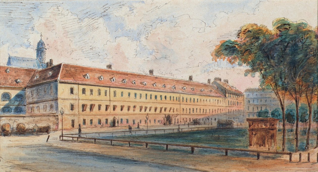 Salzgries kışlası by Emil Hütter