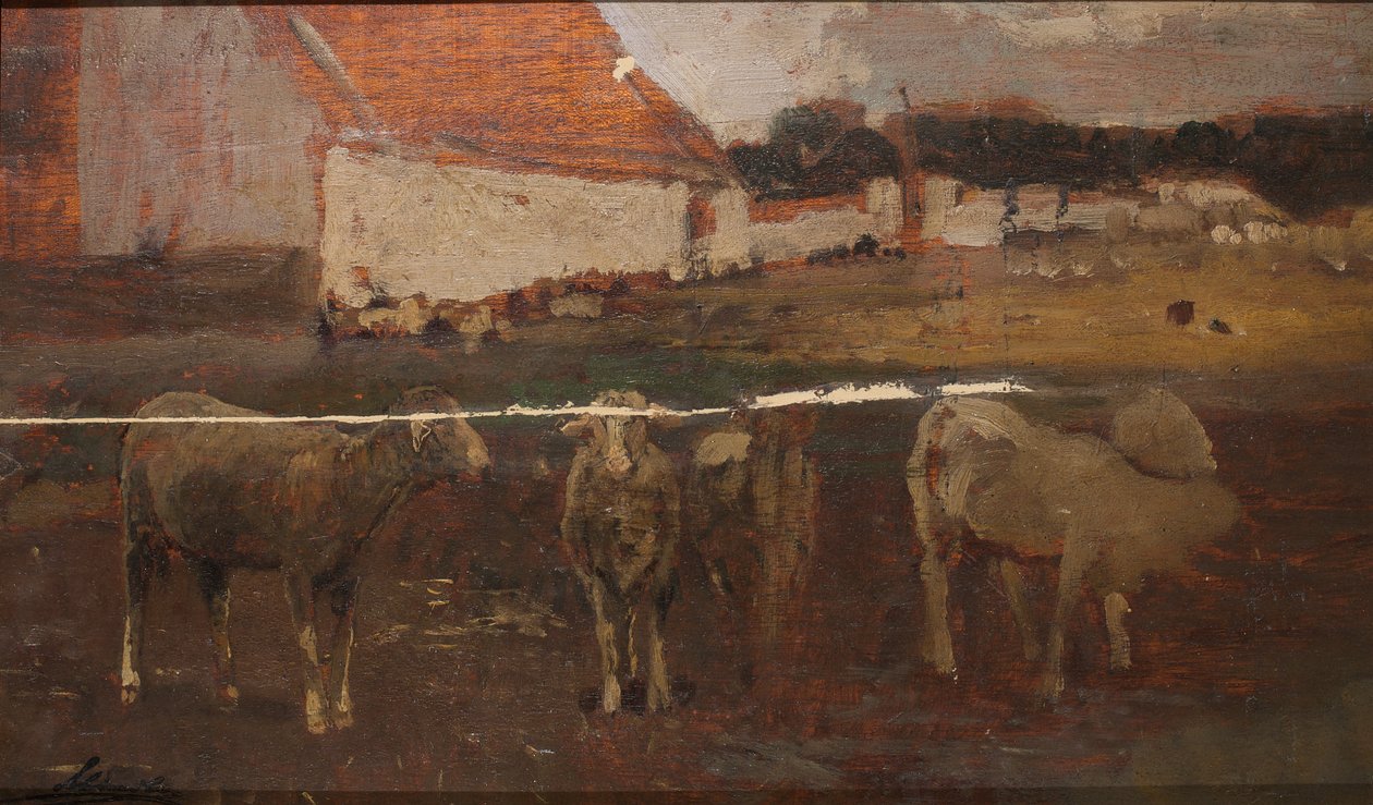 Koyunlu Köy Manzarası by Emil Jakob Schindler