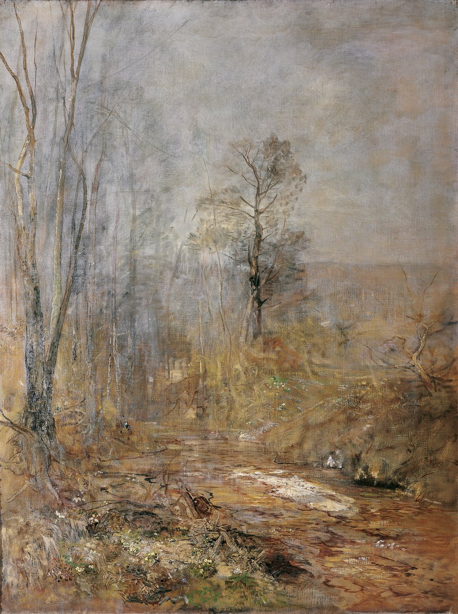 Mart havası – Viyana Ormanlarında erken ilkbahar by Emil Jakob Schindler