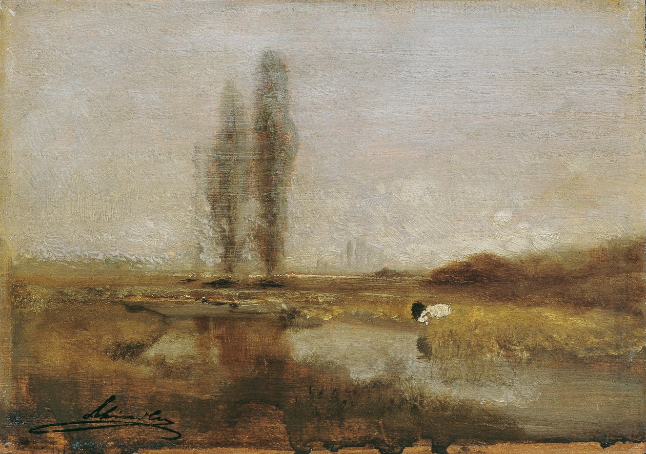 Lundenburg yakınlarındaki Moorland by Emil Jakob Schindler