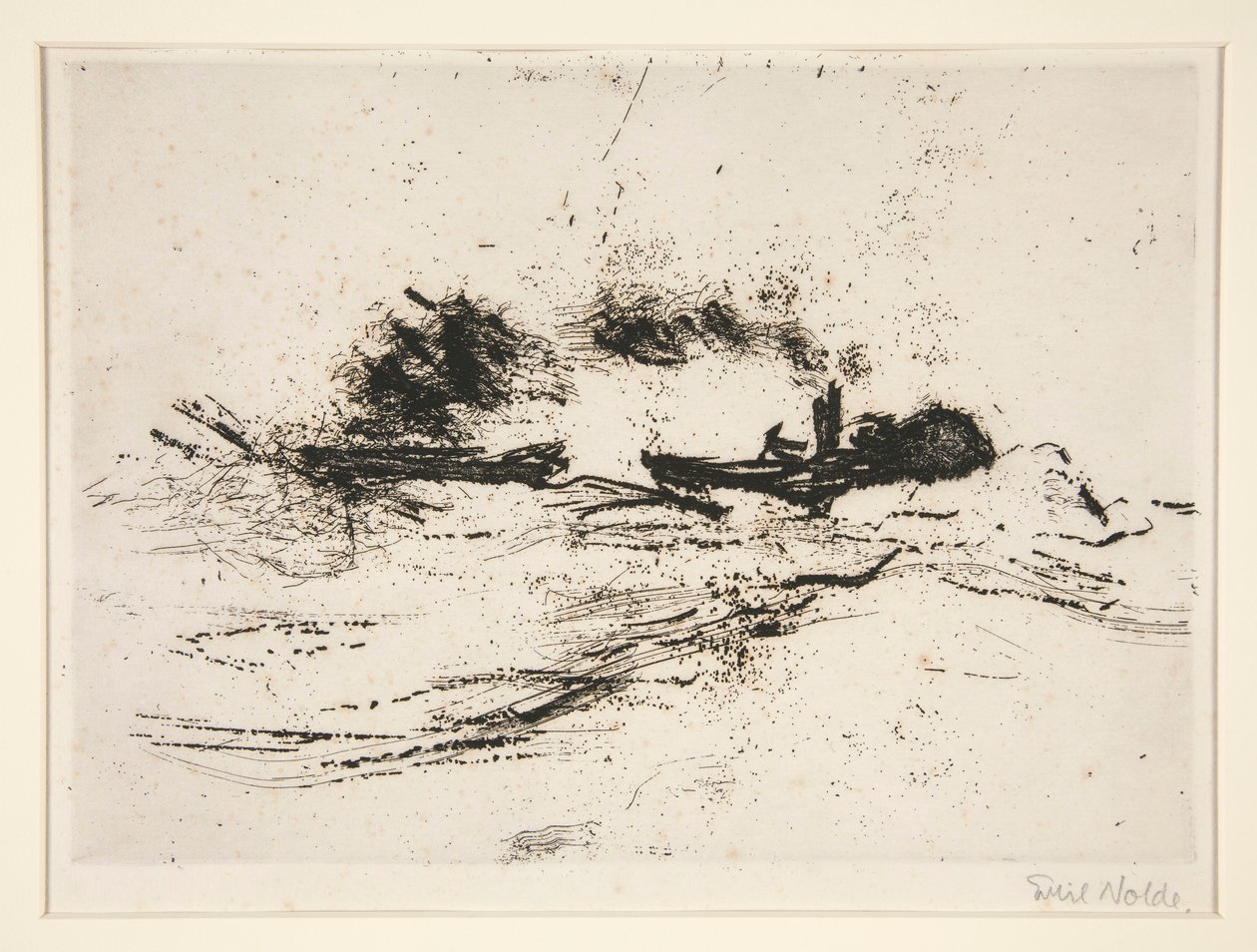 römorkör by Emil Nolde