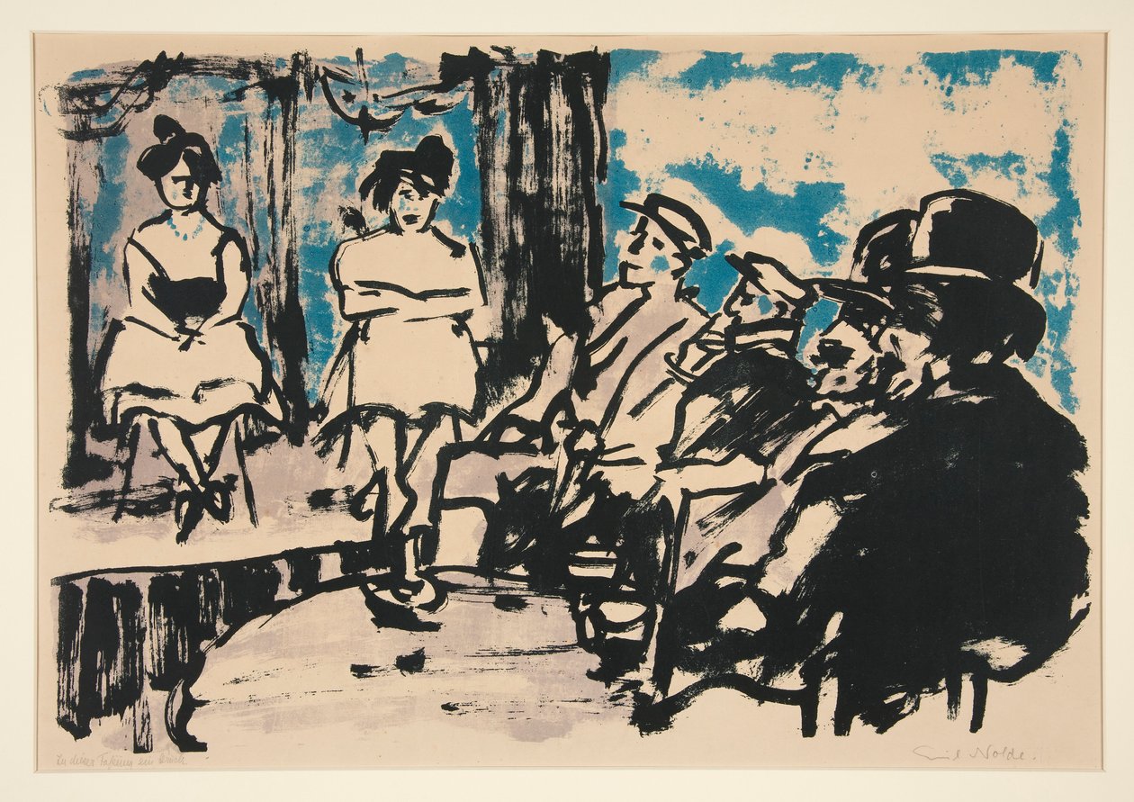 Tingel-Tangel III by Emil Nolde
