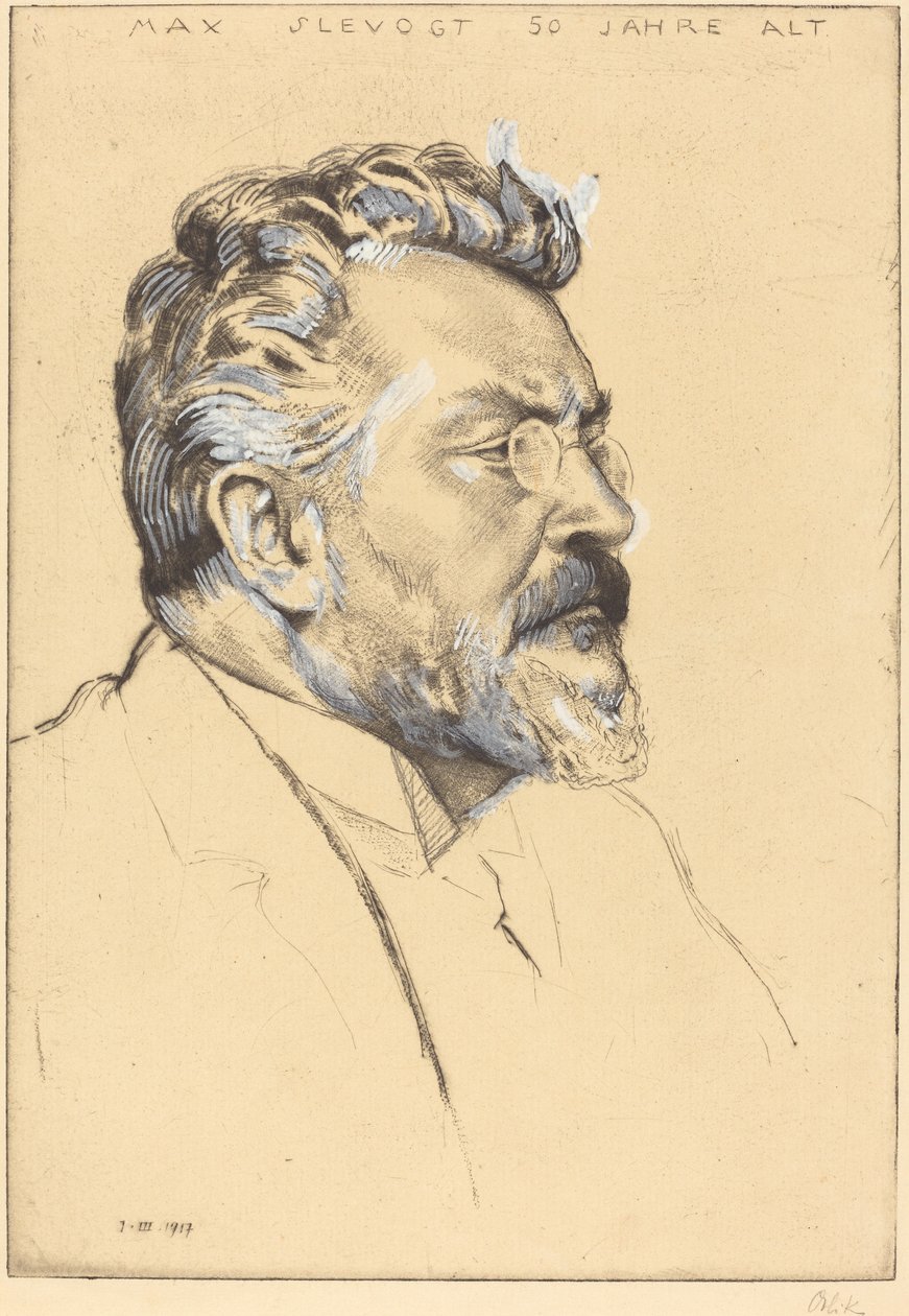 Maksimum Slevogt by Emil Orlik