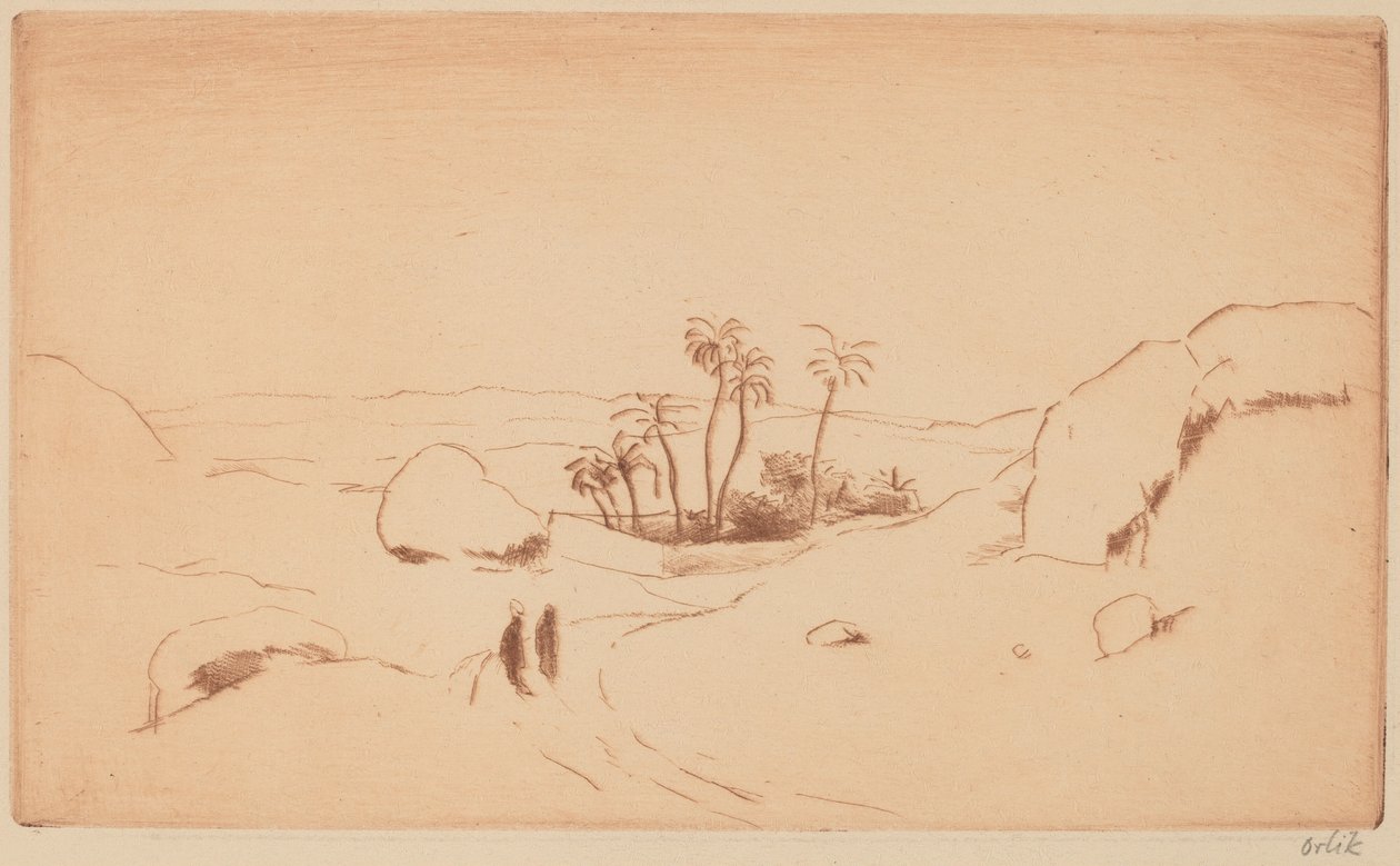Çölde Vaha by Emil Orlik
