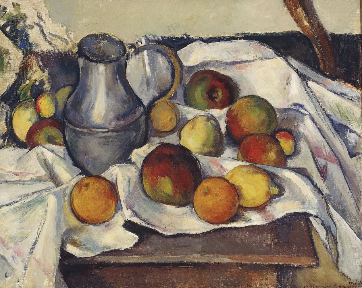 Elmalı Natürmort; Stilleben mit Apfeln, by Emil Orlik