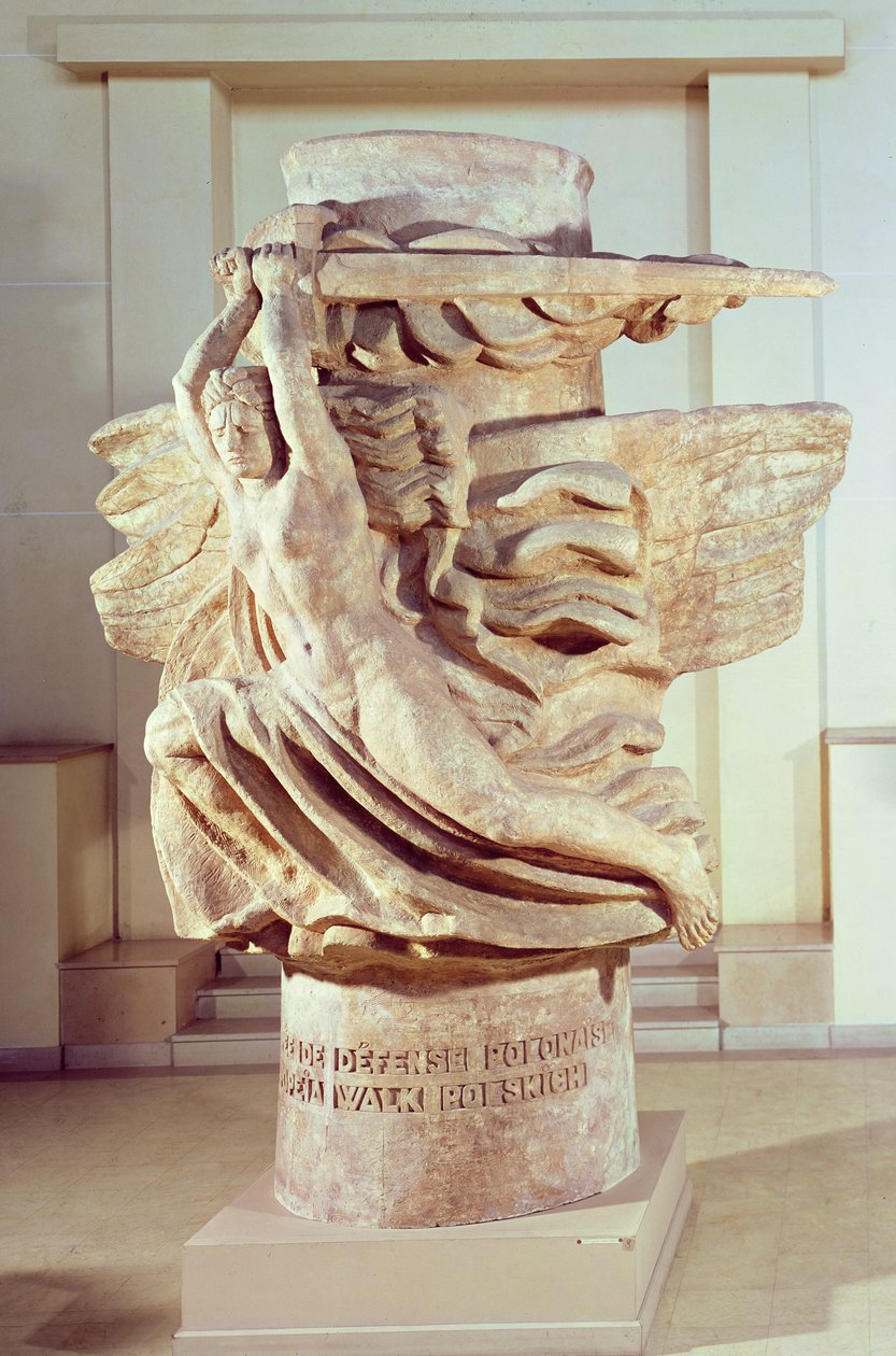 Polonya Destanı, 1917 by Emile Antoine Bourdelle
