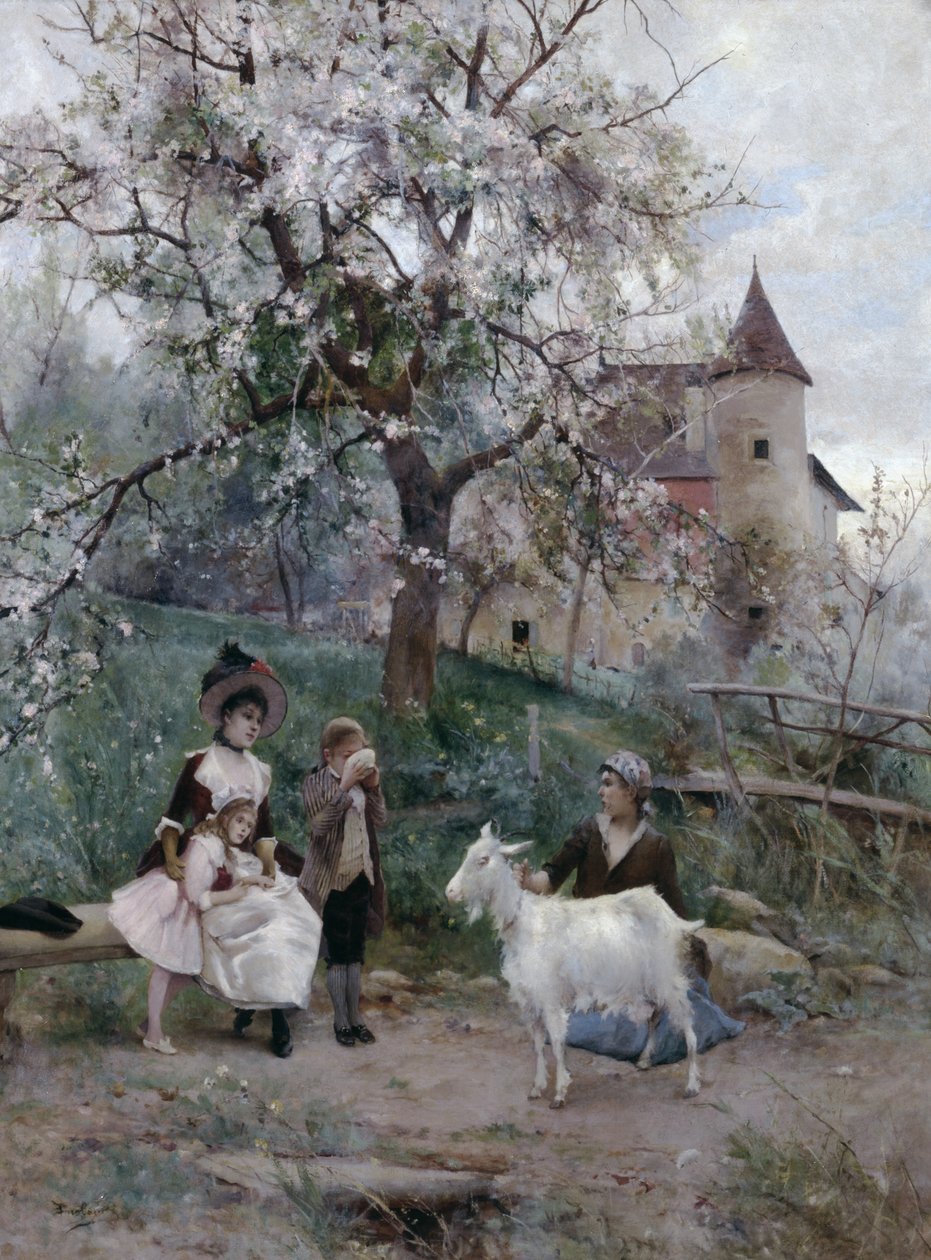 Yol Kenarı İkramları by Emile August Pinchart