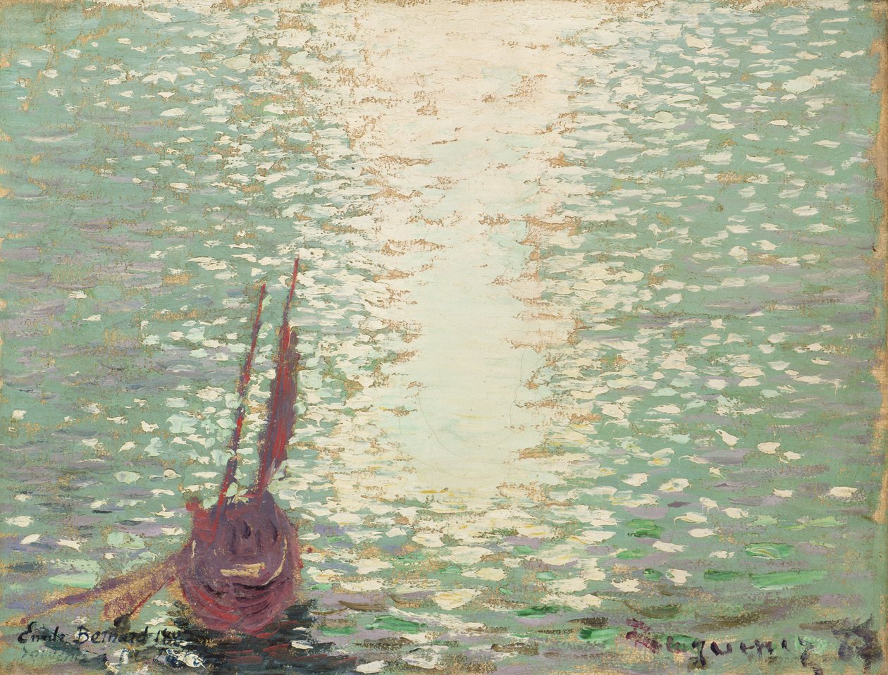 Douarnenez, Deniz Üzerine Düşünceler, 1887 by Emile Bernard