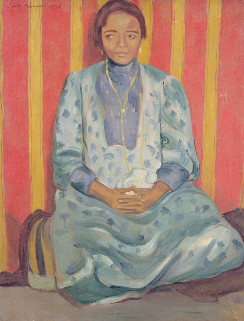 Bir Melez Kadının İncelenmesi, 1895 by Emile Bernard