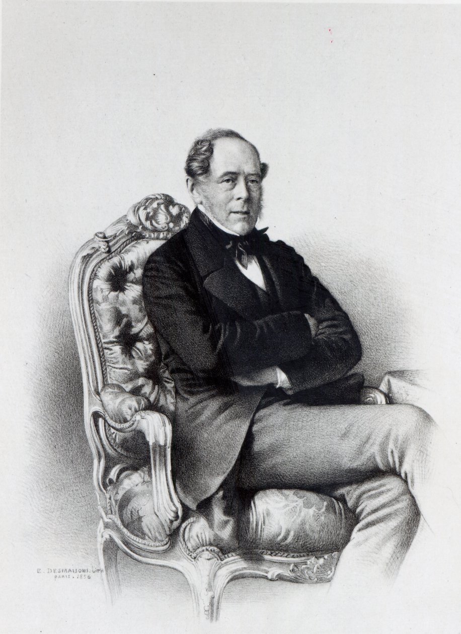 George Villiers, Clarendon 4. Kontu, 1856 by Emile Desmaisons