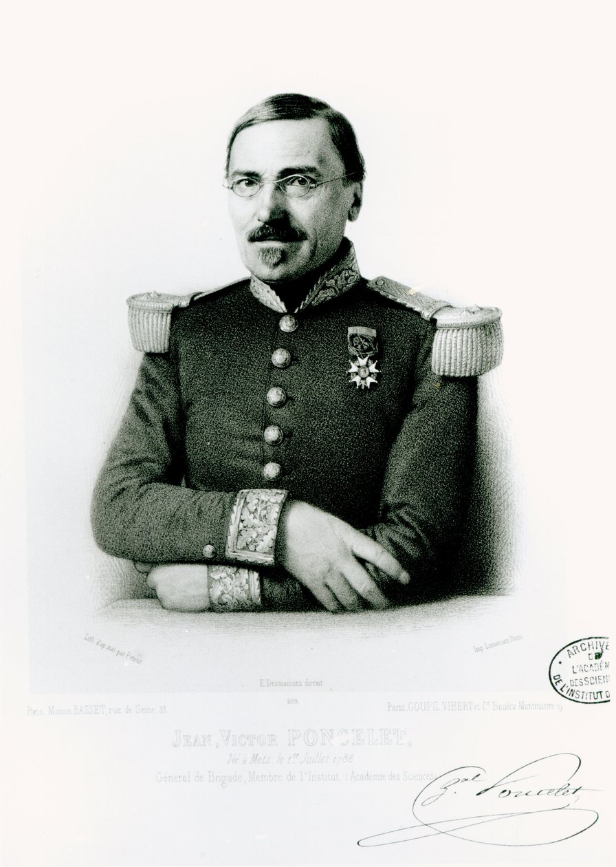 Jean-Victor Poncelet (1788-1867) by Emile Desmaisons