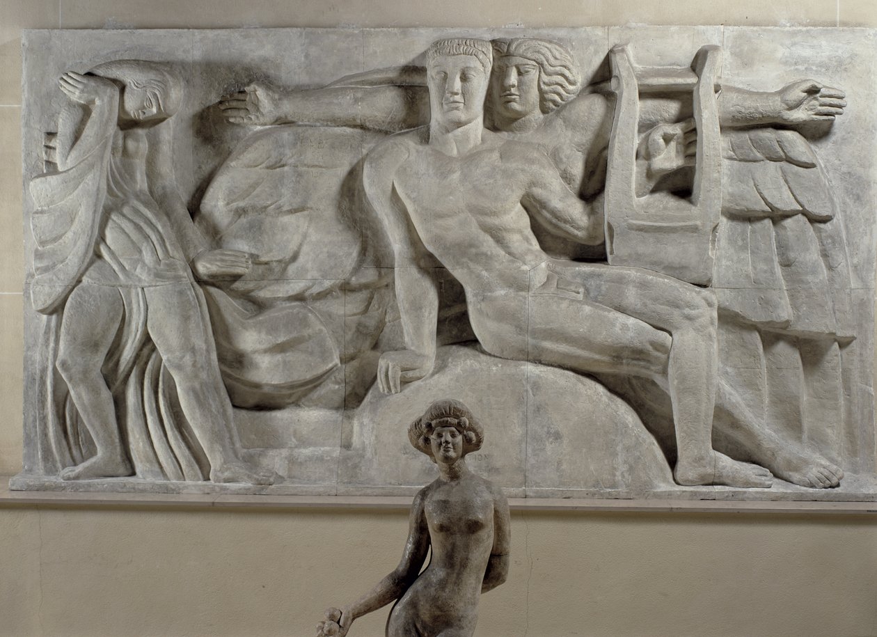Apollo í hugleiðslu með mús, 1912 by Emile Antoine Bourdelle