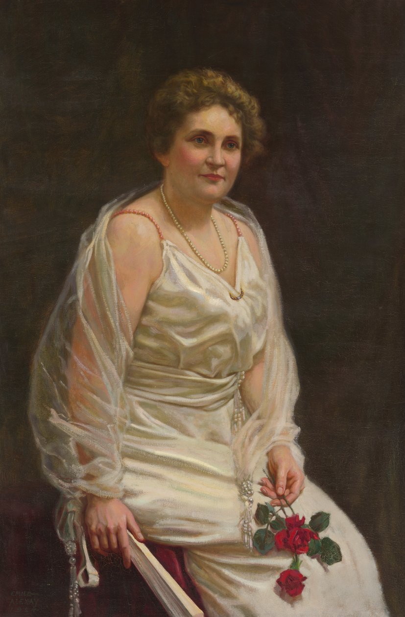 Edith Bolling Galt Wilson, 1924. by Emile Alexay