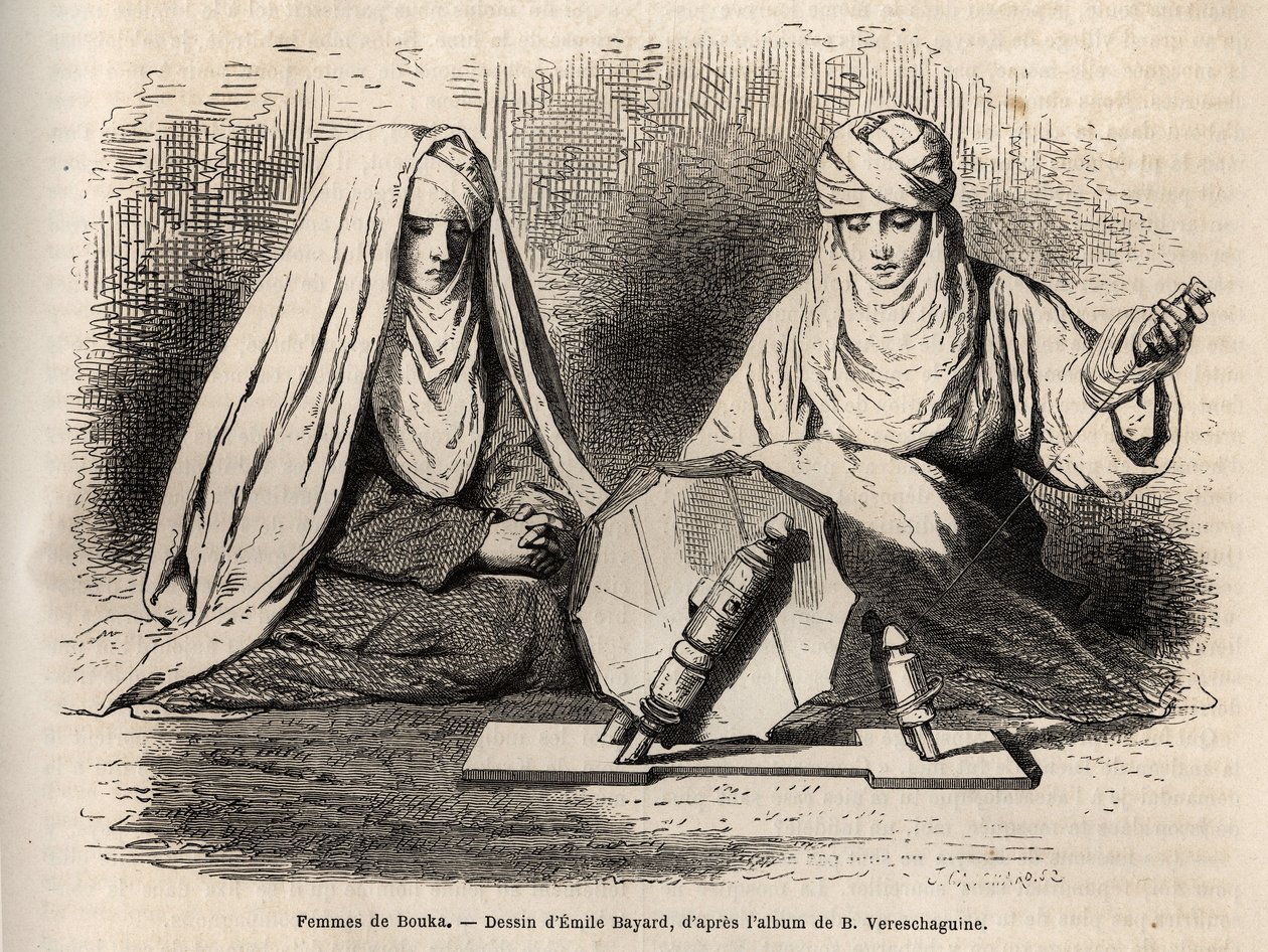 Femmes de Boukhara (Özbekistan), Emile Bayard