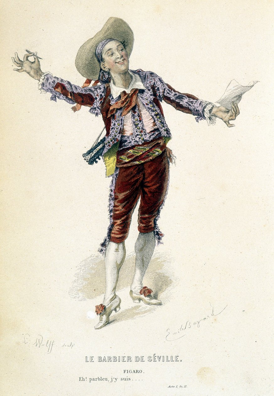 Figaro, “Sevilla Berberi”nde, “Oeuvres, Beaumarchais